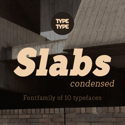 Example font TT Slabs Condensed #1