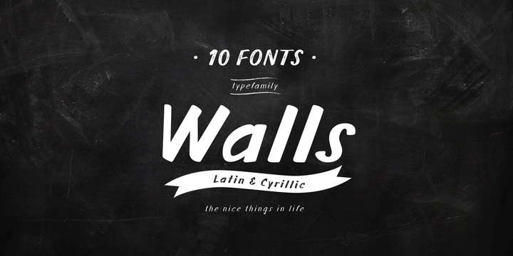 Example font Walls #1