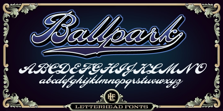 Example font LHF Ballpark #1