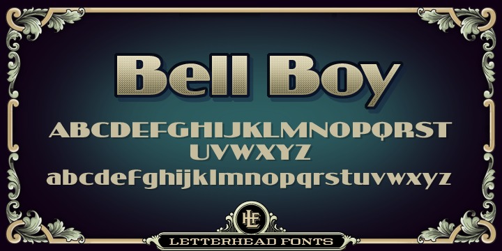 Example font LHF Bell Boy #1