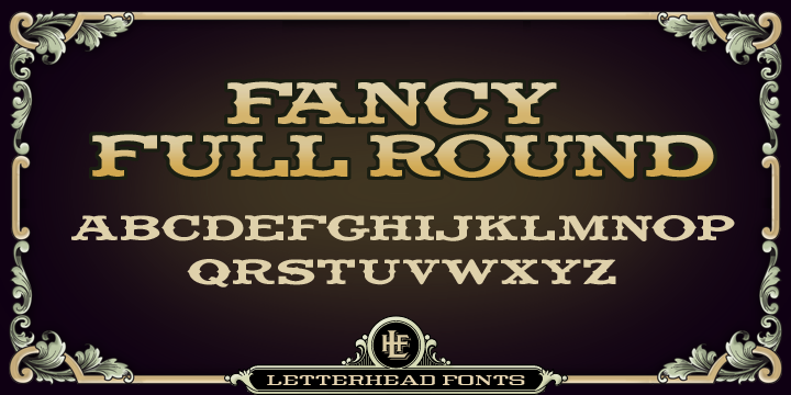 Example font LHF Fancy Full #1