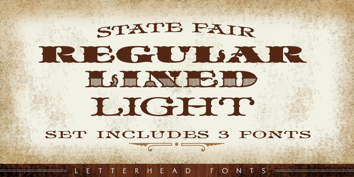 Example font LHF State Fair #1
