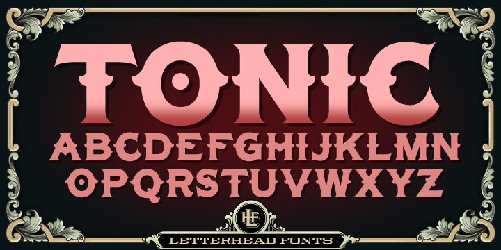 Example font LHF Tonic #1