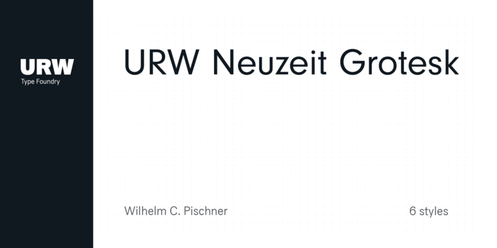 Neuzeit Grotesk Font