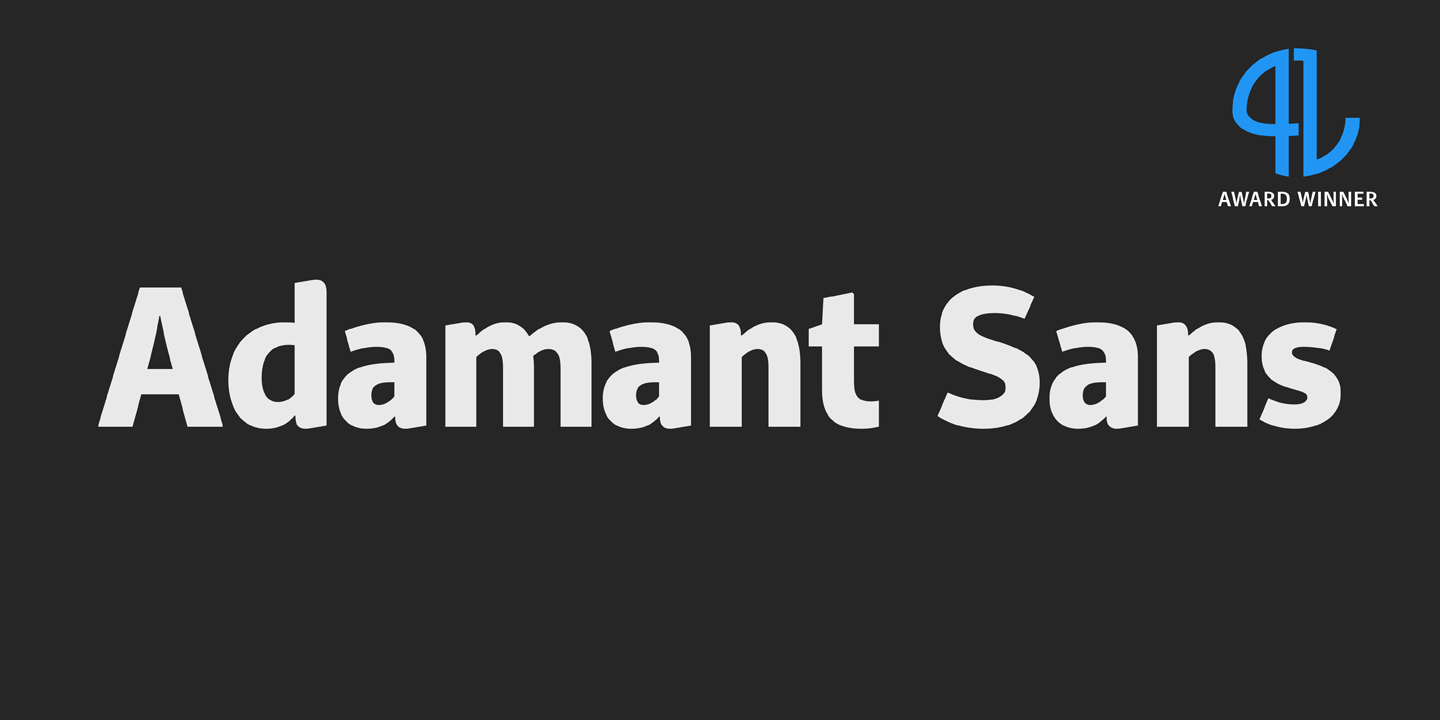 Example font PF Adamant Sans Pro #1