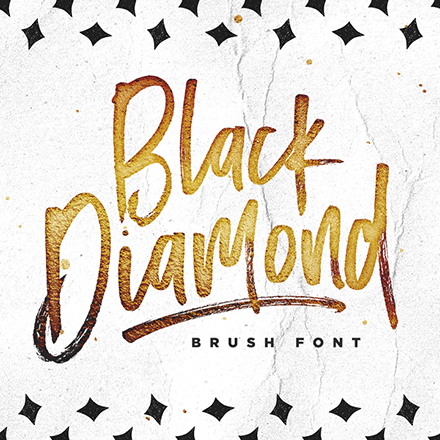 Example font Black Diamond #1