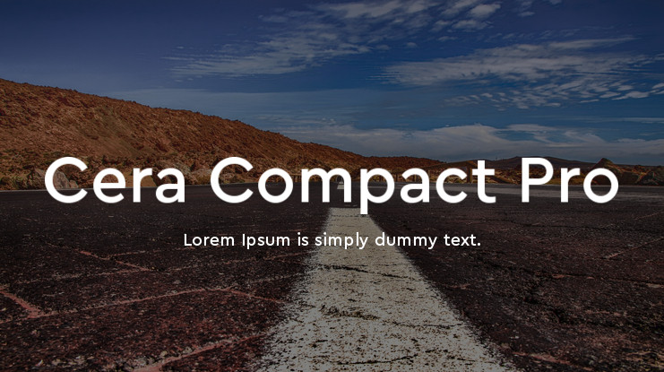 Cera Compact Pro Font