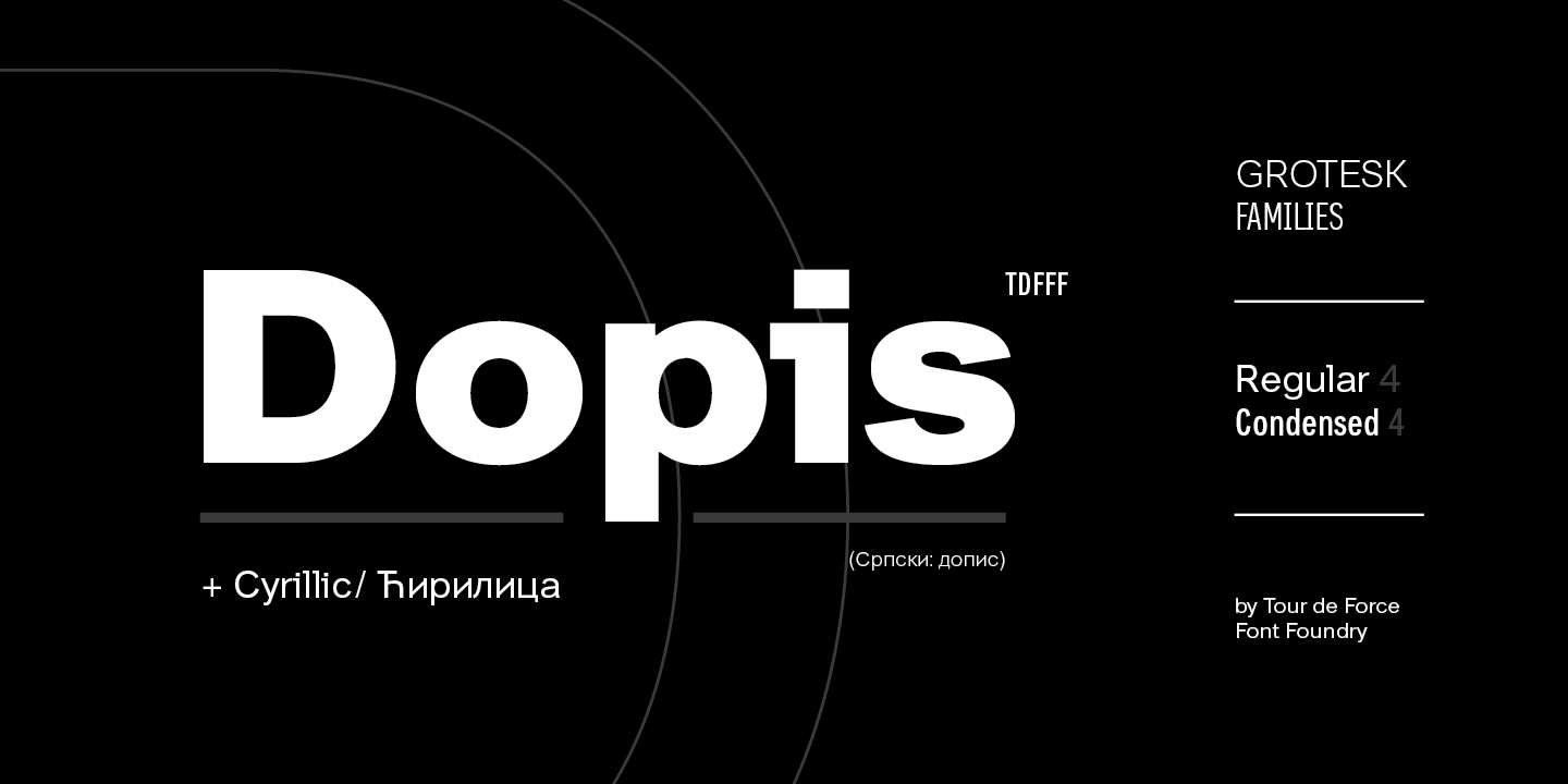 Example font Dopis #1