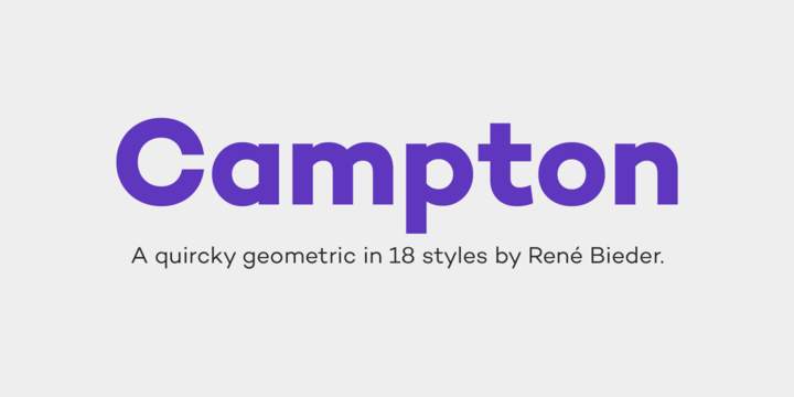 Campton Font