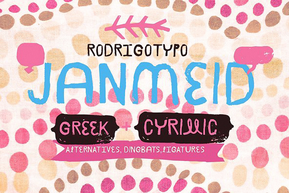 Example font Janmeid #1