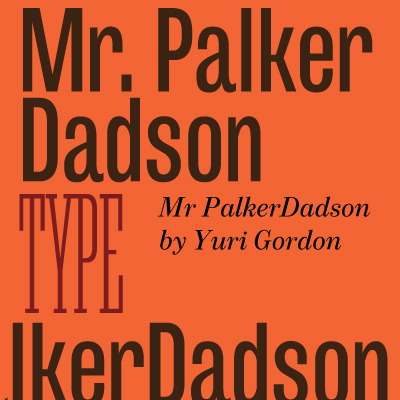 Example font Mr Palker Dadson #1