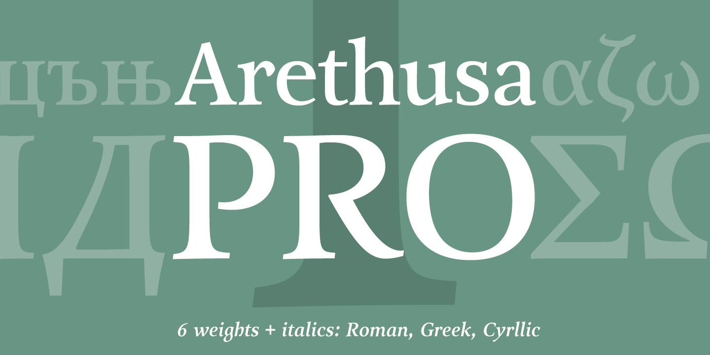 Arethusa Pro Font