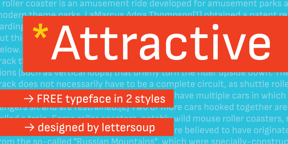 Example font Attractive #1