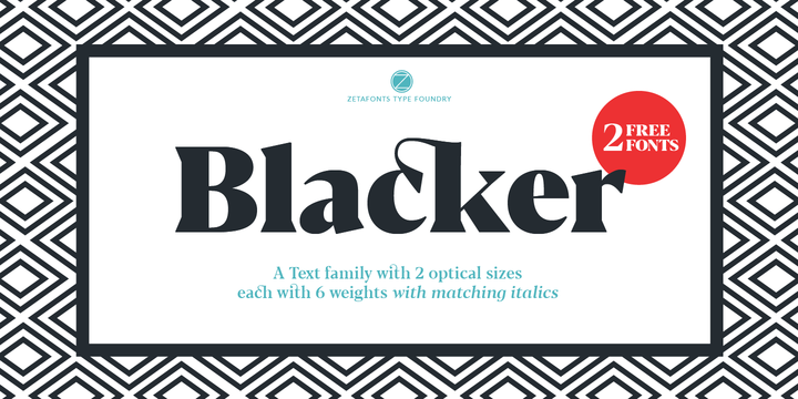 Blacker Font