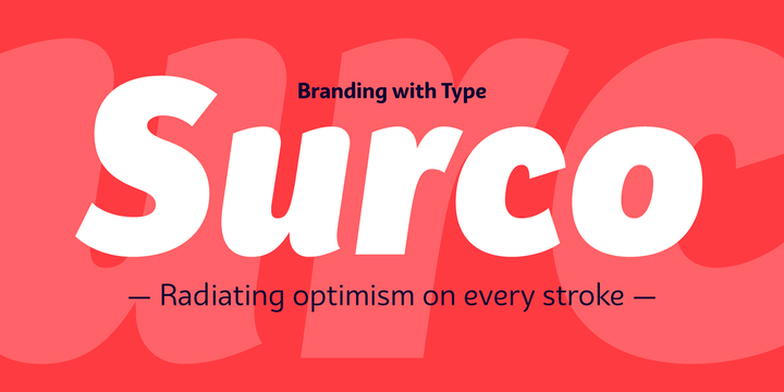 Bw Surco Font