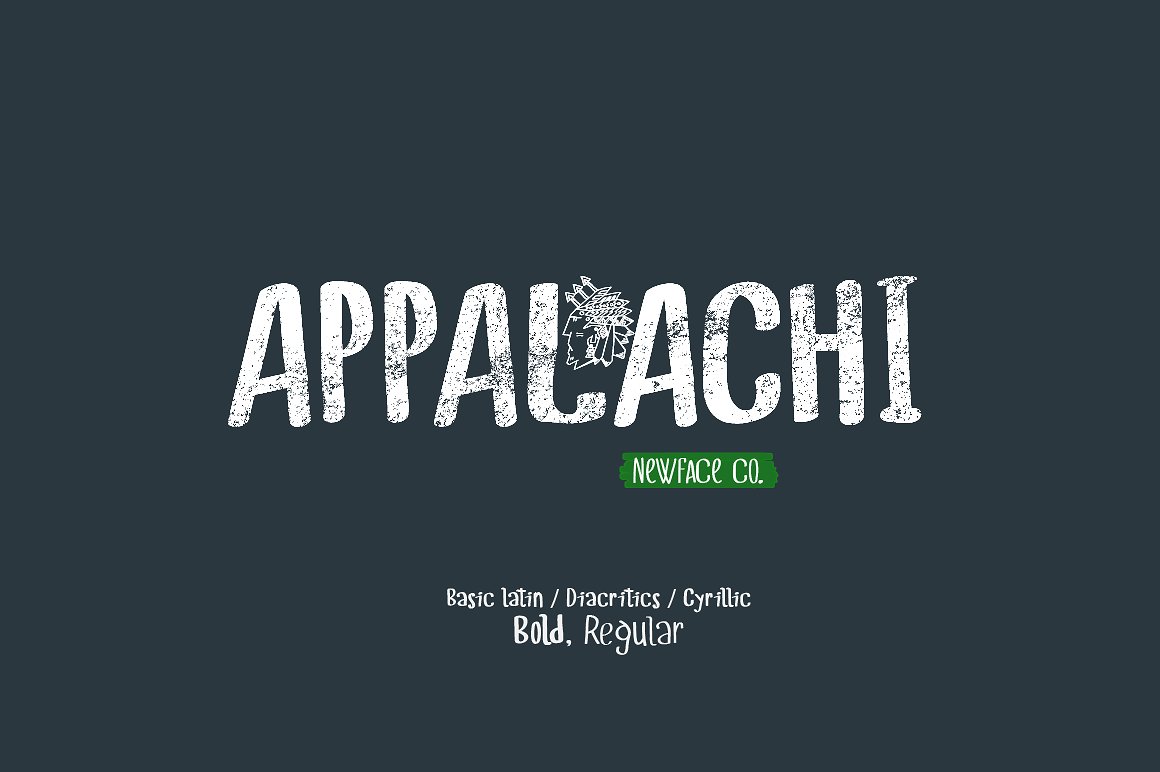 Example font Appalachi #1