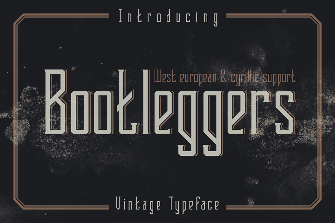 Example font Bootleggers #1