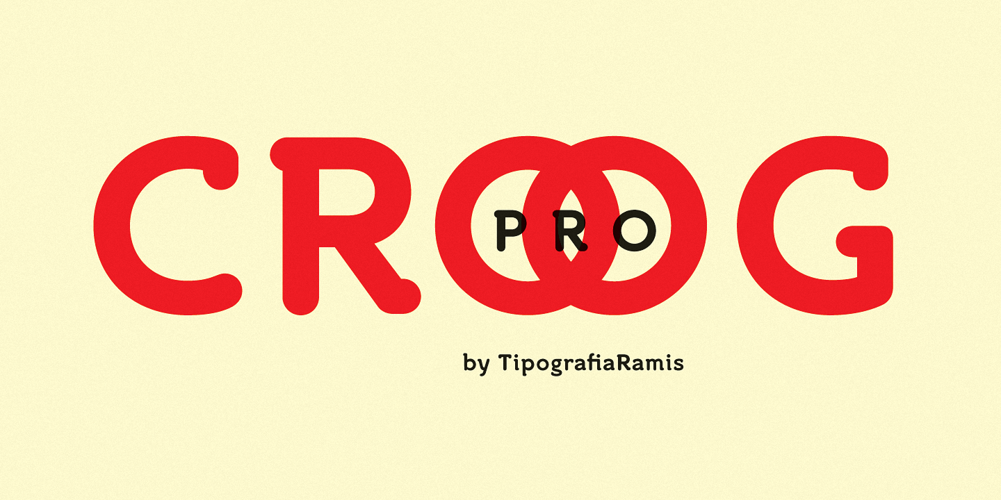 Croog Pro Font