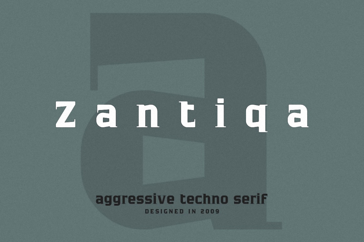 Example font Zantiqa 4F #1