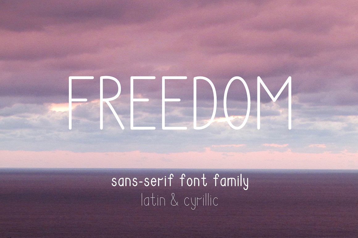Example font Freedom #1
