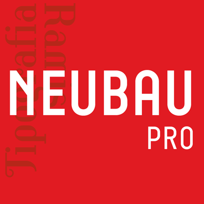Example font Neubau Pro #1
