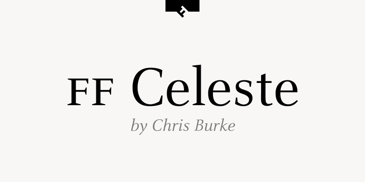 Example font FF Celeste #1
