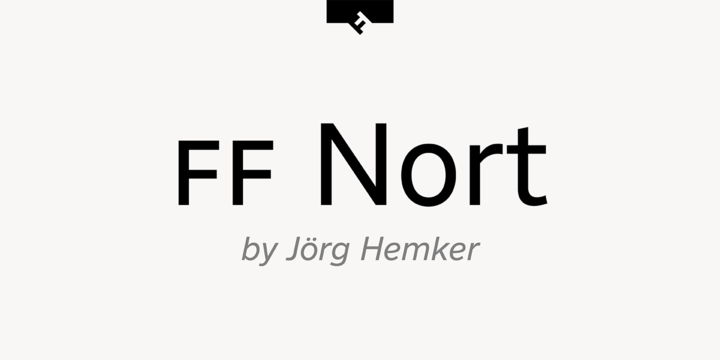 Example font FF Nort #1