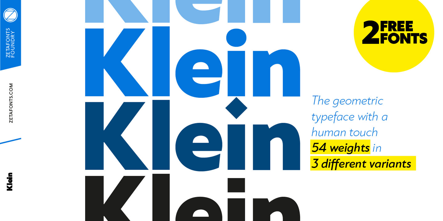 Example font Klein #1