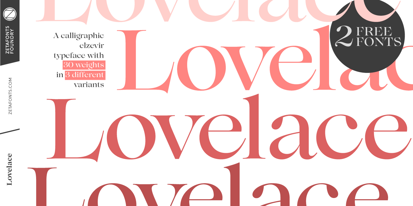 Example font Lovelace #1