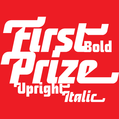 Example font First Prize #1