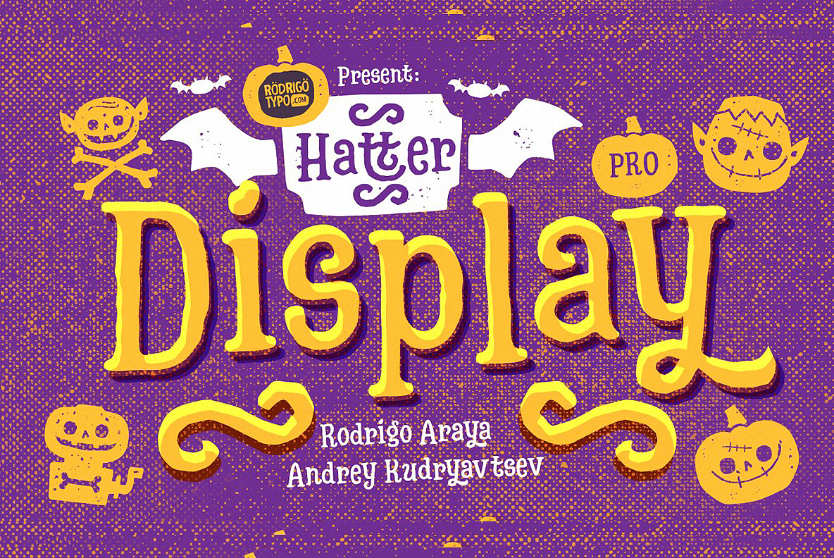 Example font Hatter Display #1