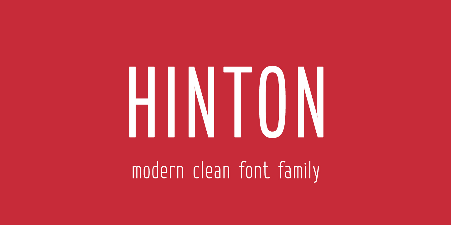 Example font Hinton #1