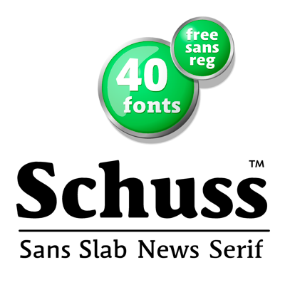Example font Schuss Serif Pro #1