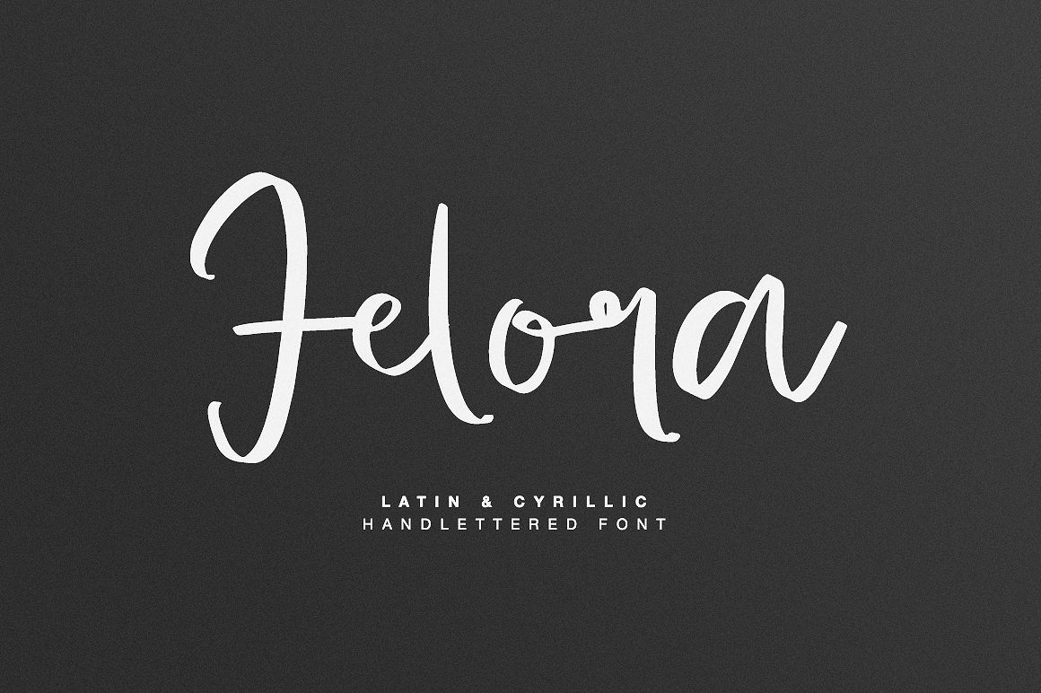 Example font Felora #1
