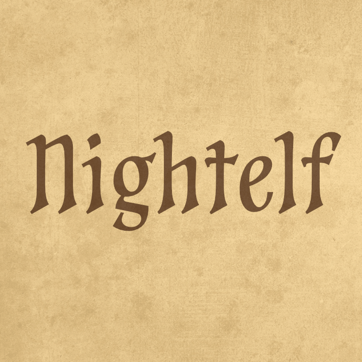 Example font Nightelf #1