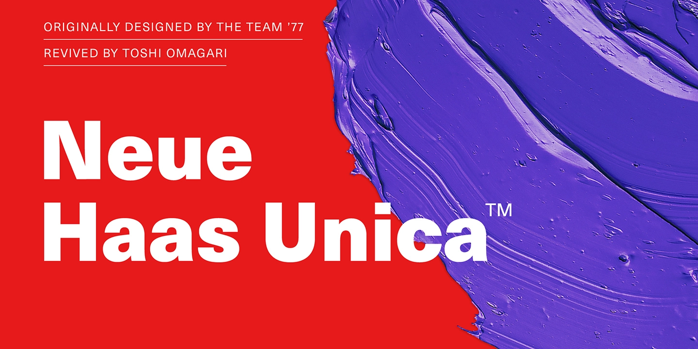 Neue Haas Unica Font