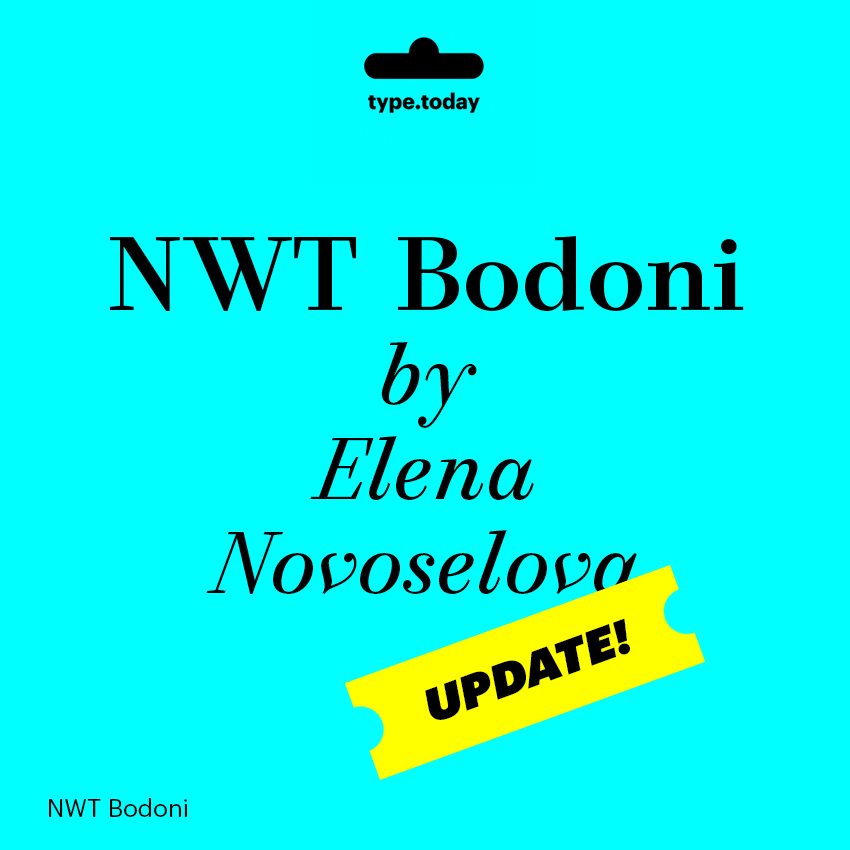 NWT Bodoni Font