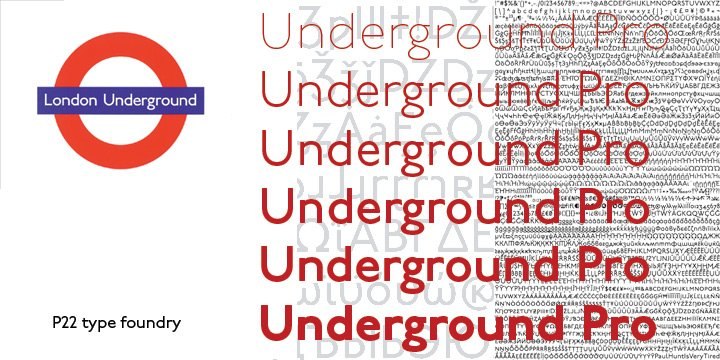 Example font P22 Underground Pro #1