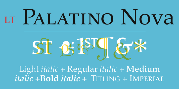 Example font Palatino Nova #1