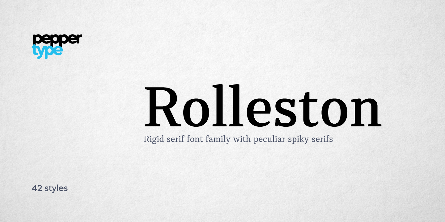 Rolleston Font
