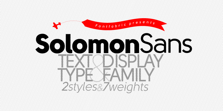 Example font Solomon Sans #1