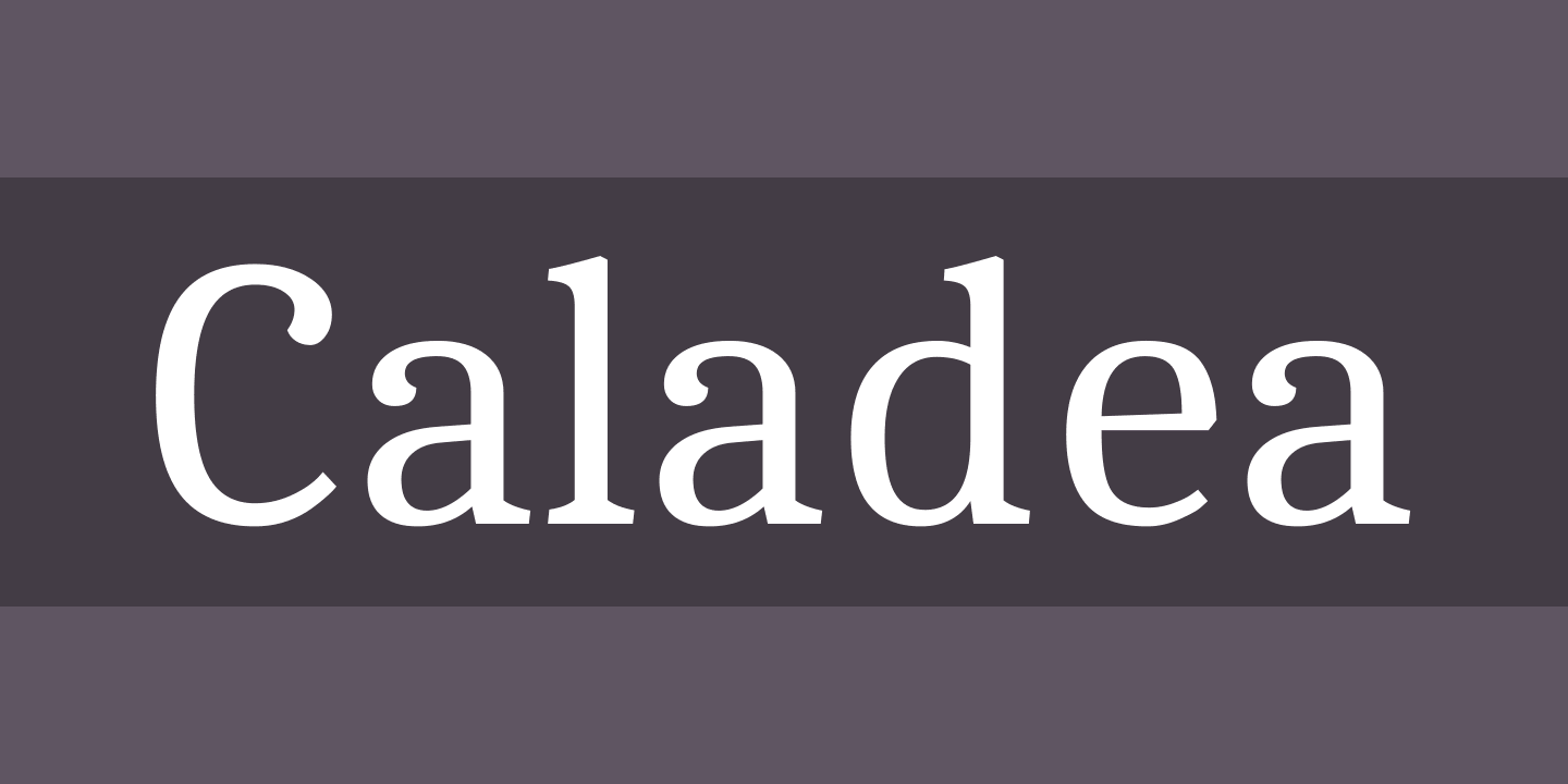 CALADEA Font