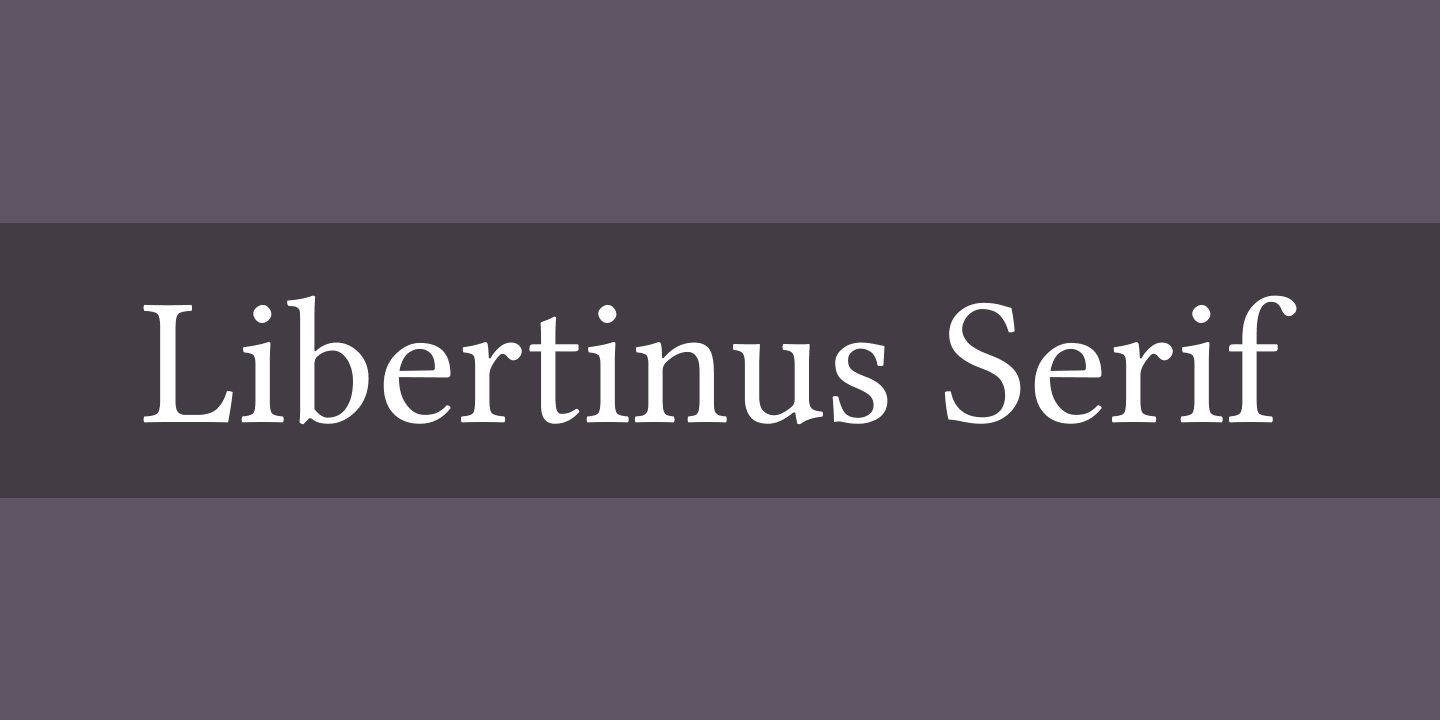 LIBERTINUS Font