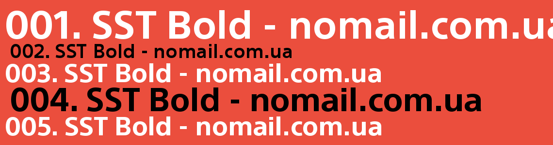 SST Font