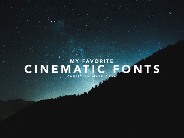 Example font Cinematic #1