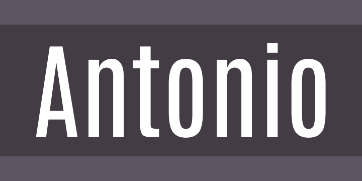 ANTONIO Font