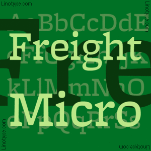 FreightMicro Font