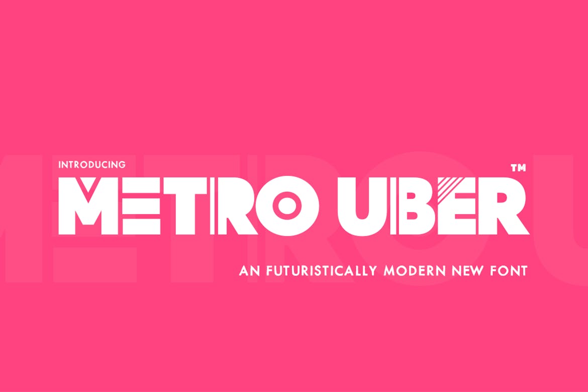 Example font Metro Uber #1