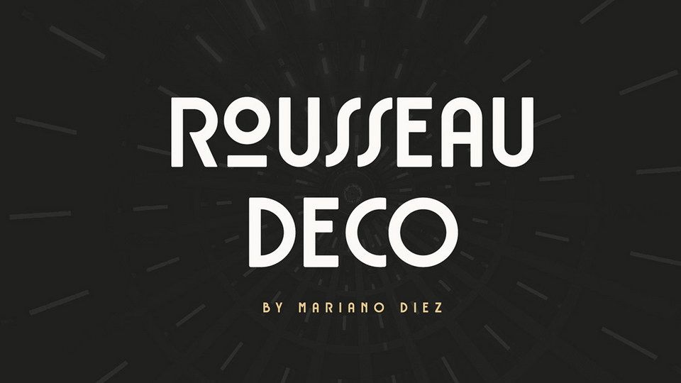 Example font Rousseau Deco #1