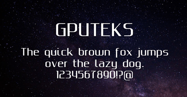 Gputeks Font